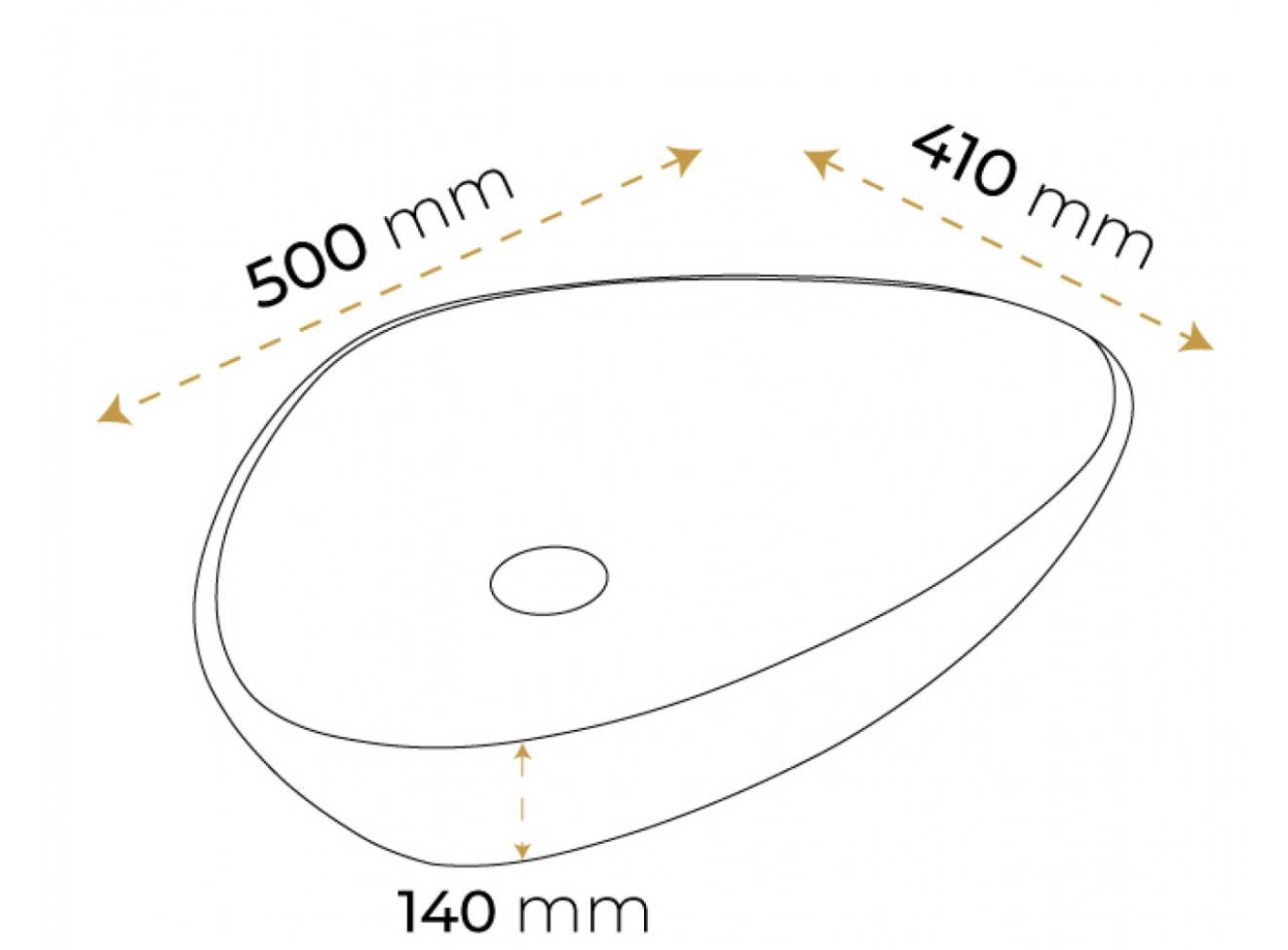 Paluci Doğa Multi Matt Light Gray Çanak Lavabo