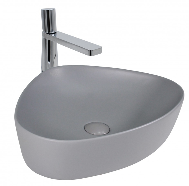 Paluci Doğa Multi Matt Light Gray Çanak Lavabo