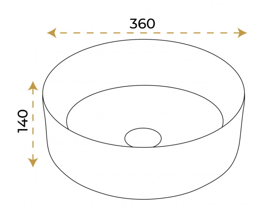 Paluci Helen White Gray Lavabo
