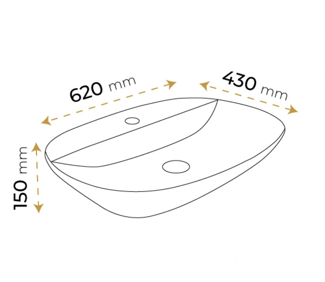 Paluci Lina White Lavabo