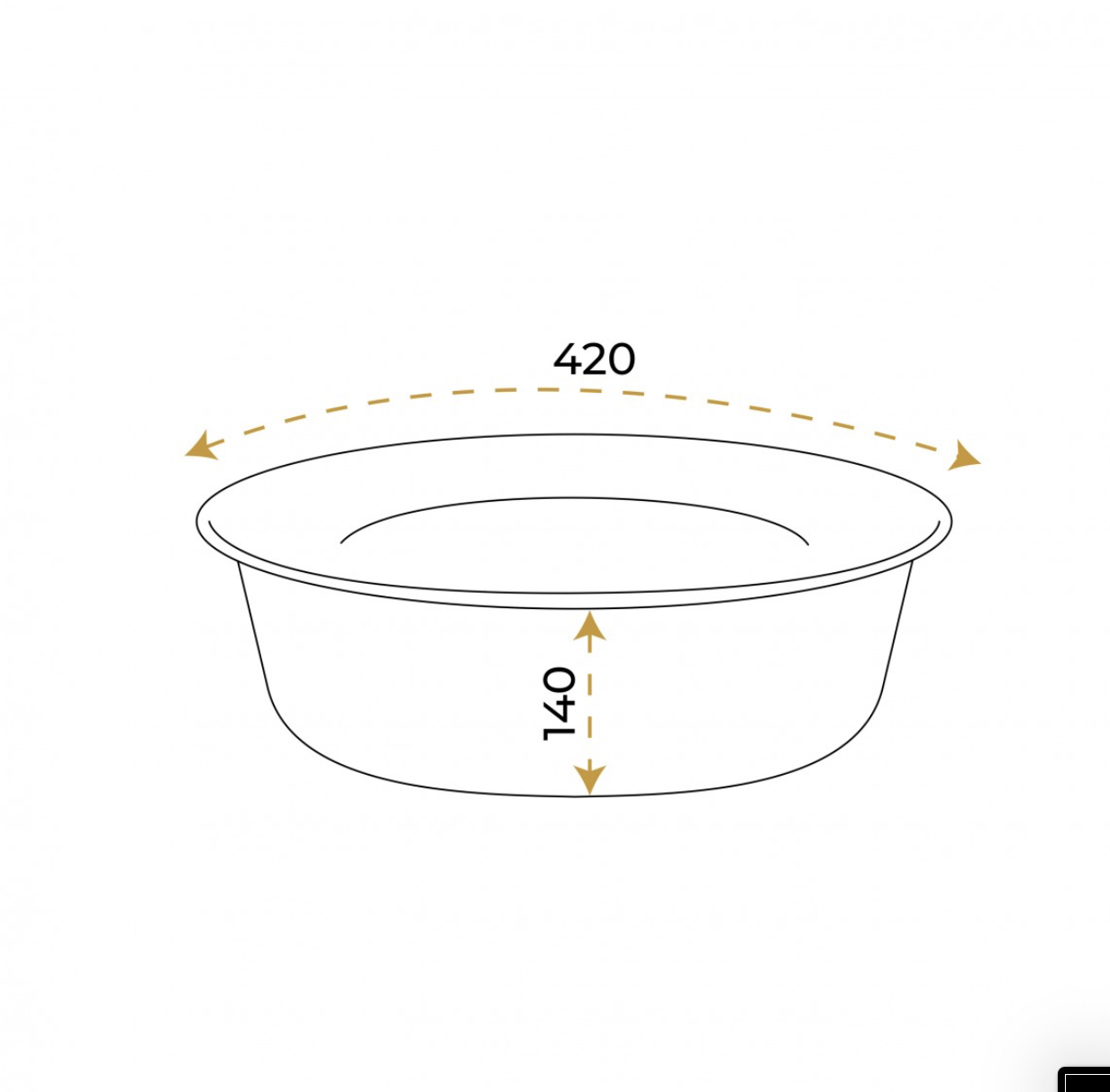 Paluci Lübnan Bakır Lavabo