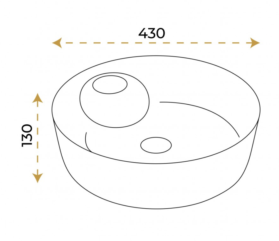 Paluci Tesla Black Silver Lavabo