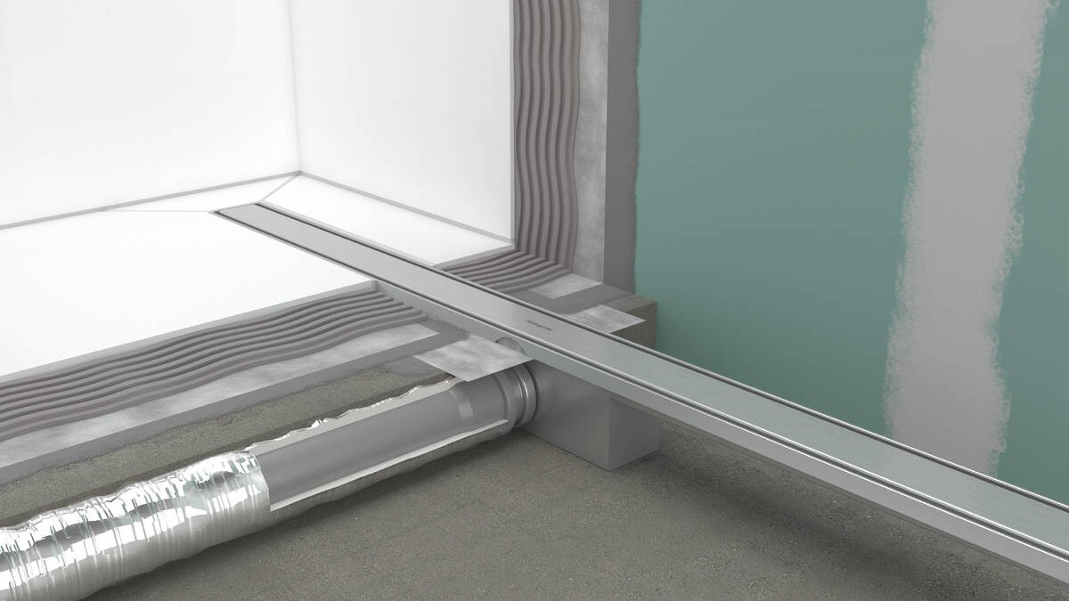 Raindrain Compact Komple set dus kanalı 60 cm standart kurulum için