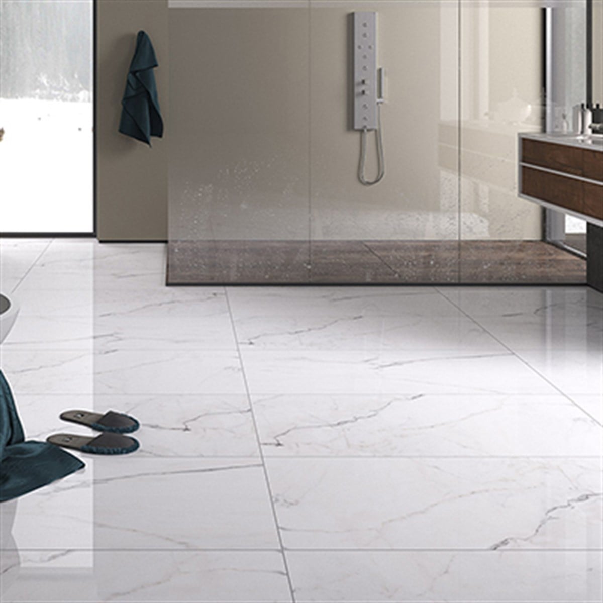 SERANİT SANTORİNİ BEYAZ 60 X 120 PORSELEN KARO