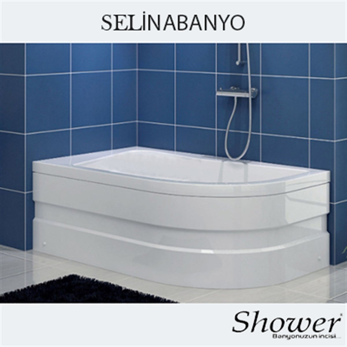 SHOWER AKER ASİMETRİK OVAL MİNİ KÜVET