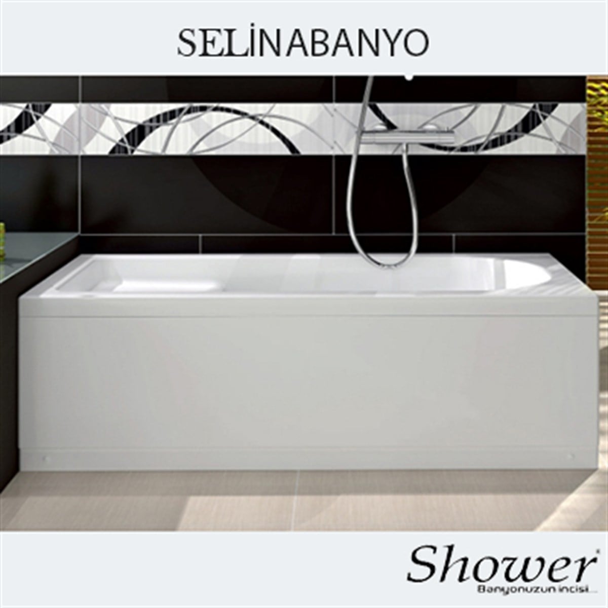 SHOWER ARONA DİKDÖRTGEN OTURMALI DÜZ KÜVET