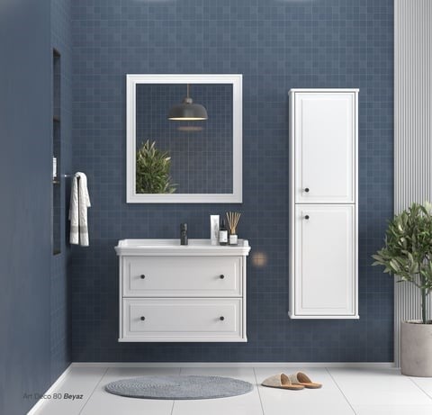 SHOWER ART DECO BANYO DOLAP TAKIMLARI