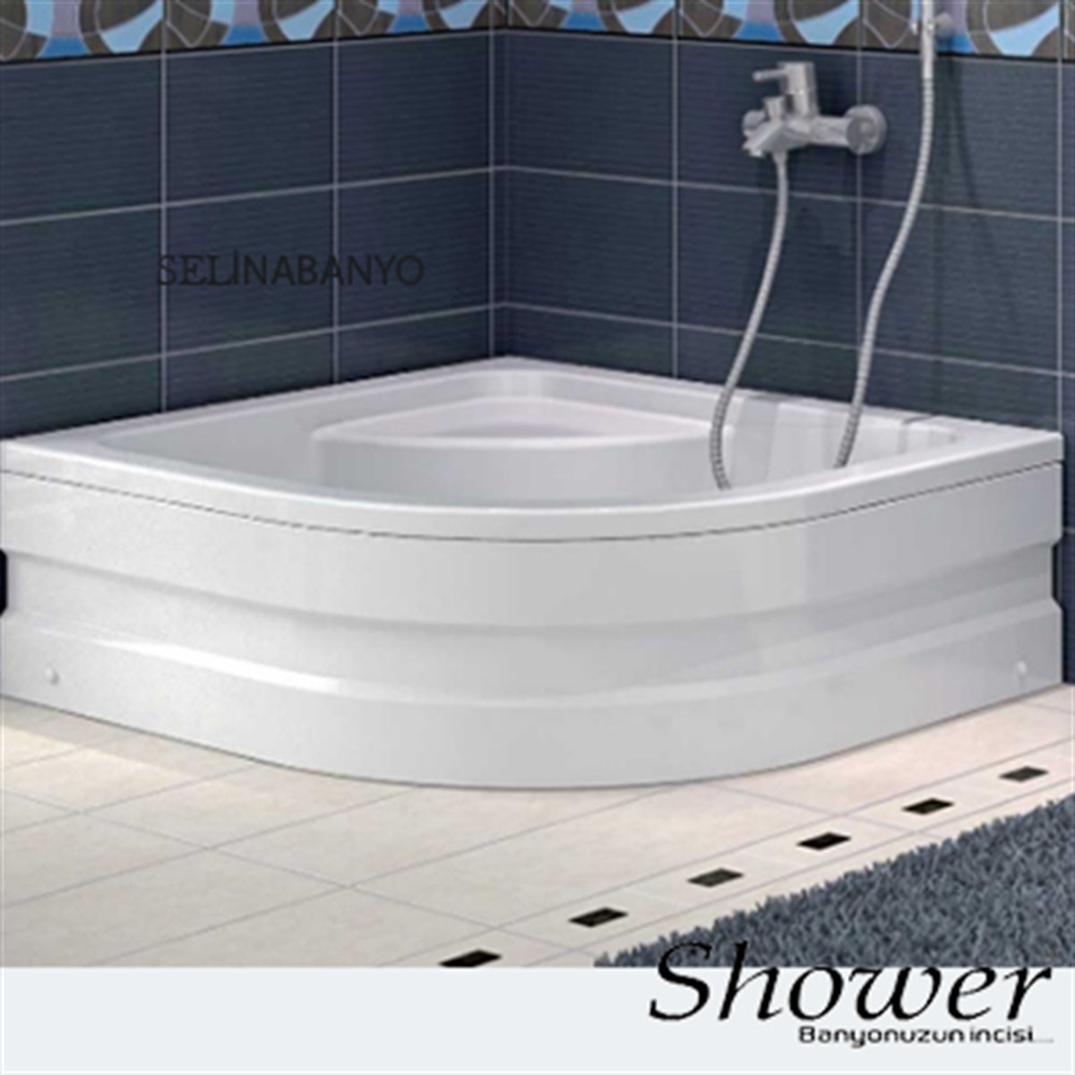 SHOWER CELLESSE OTURMALI OVAL MİNİ KÜVET