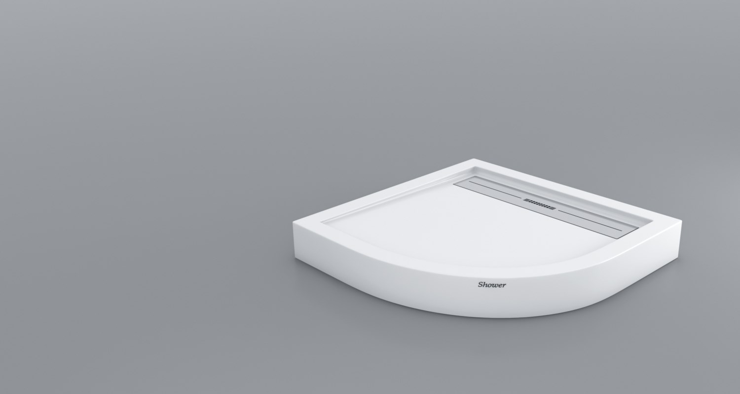 SHOWER DROP OVAL MONOBLOK DUŞ TEKNESİ