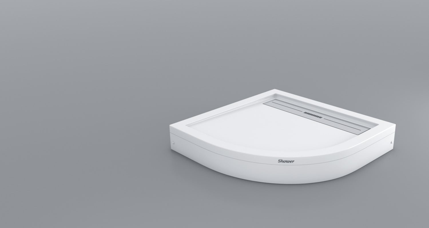 SHOWER DROP OVAL PANELLİ DUŞ TEKNESİ