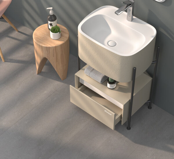 SHOWER IRON 55 ( ÇEKMECELİ ) BANYO DOLAP TAKIMI