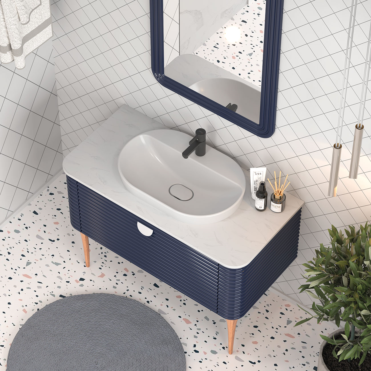 SHOWER KAPADOKYA 100 BANYO DOLABI TAKIMI