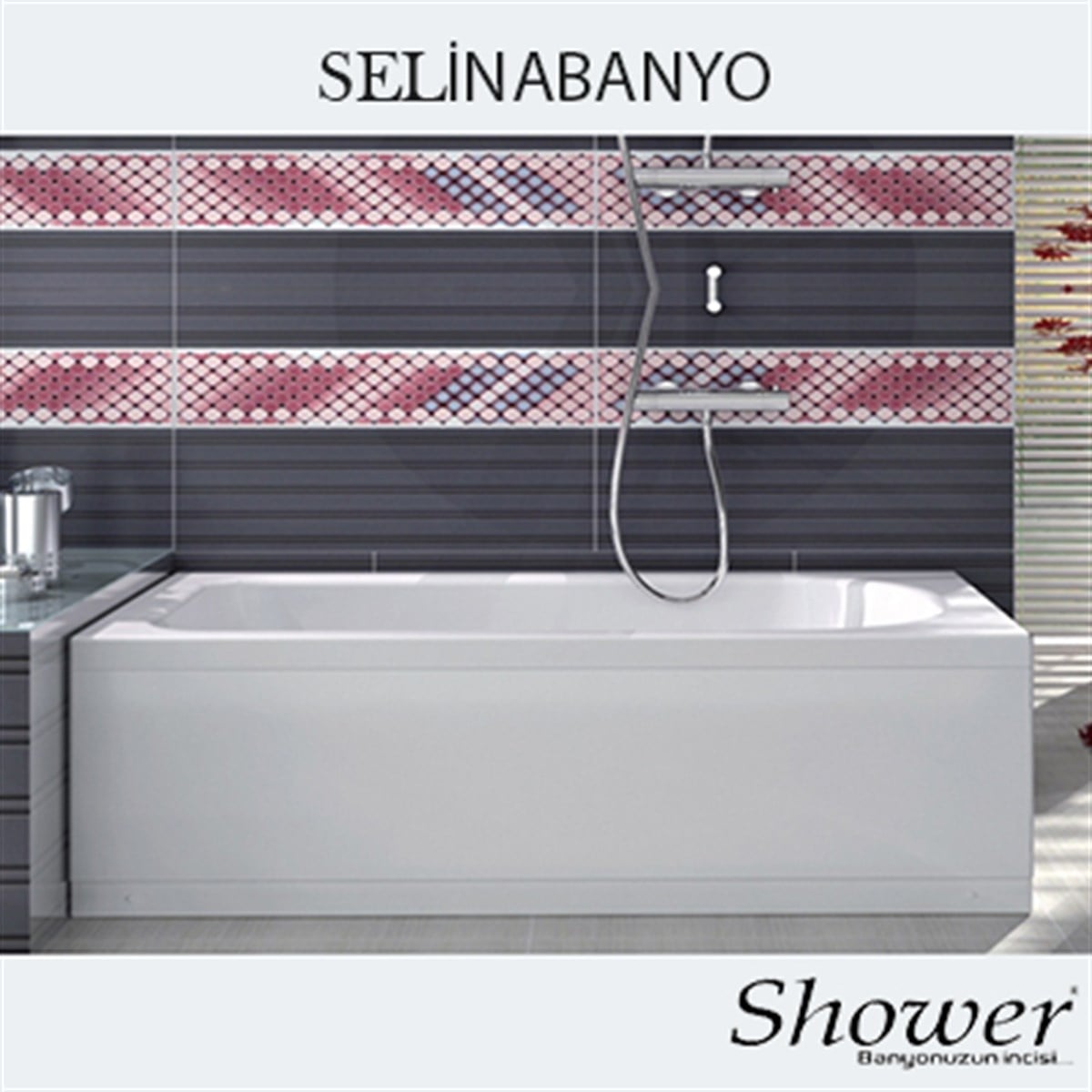 SHOWER LENA DİKDÖRTGEN DÜZ KÜVET
