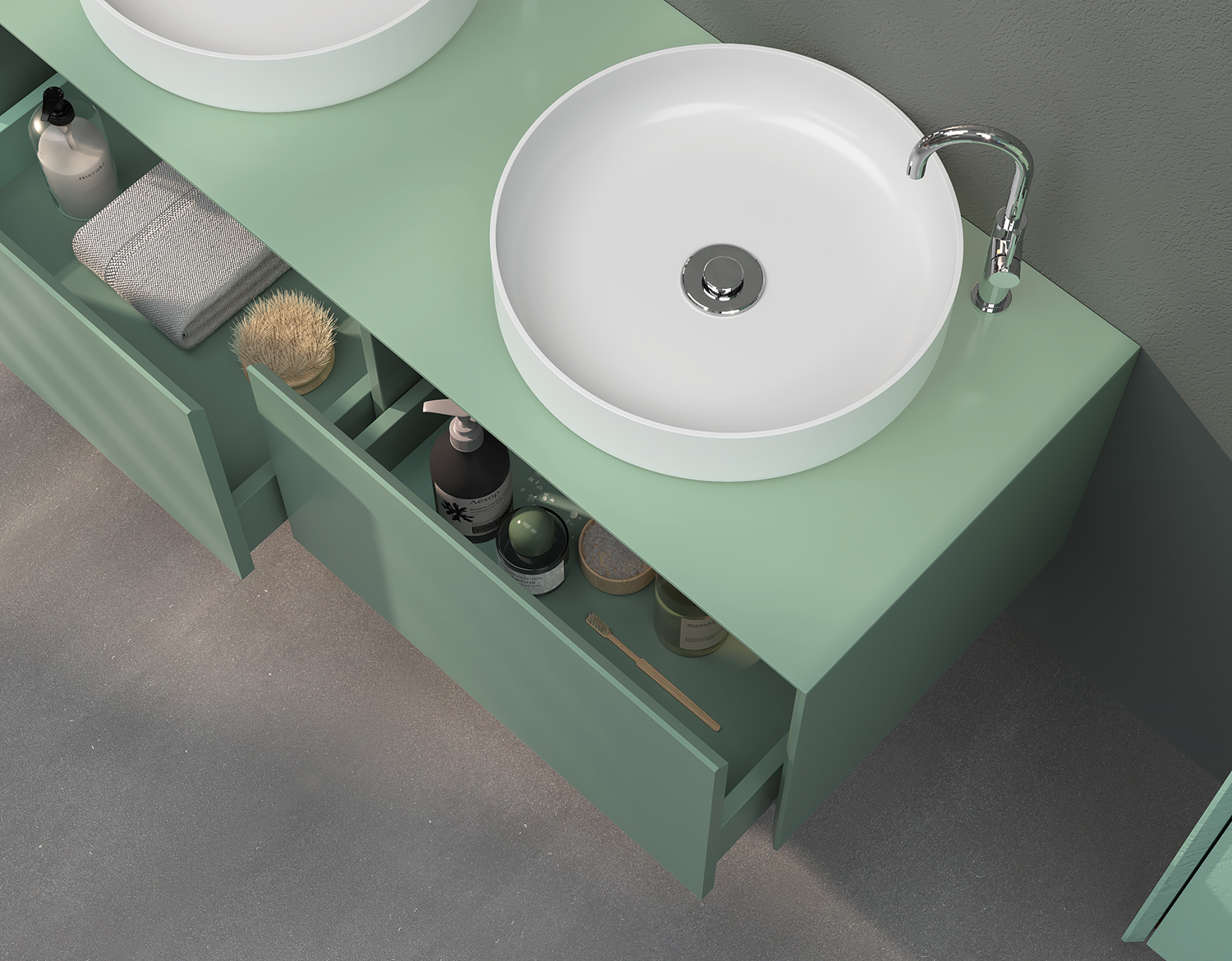 Shower LİNE 120 BANYO DOLABI TAKIMI