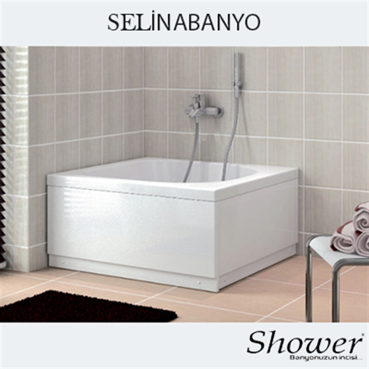 SHOWER MİNA KARE MİNİ KÜVET