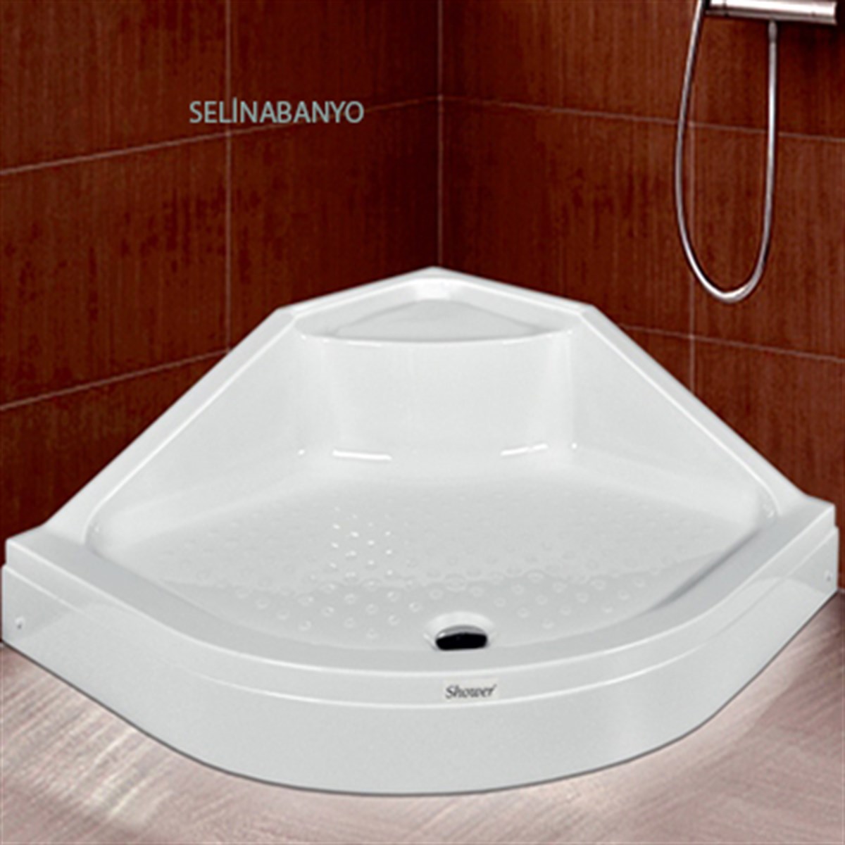 SHOWER MILET OVAL OTURMALI DUŞ TEKNESİ