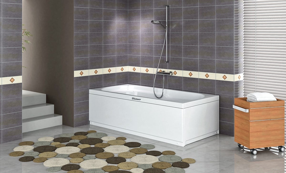 SHOWER POLETI TAŞMALI ÖZEL KÜVET