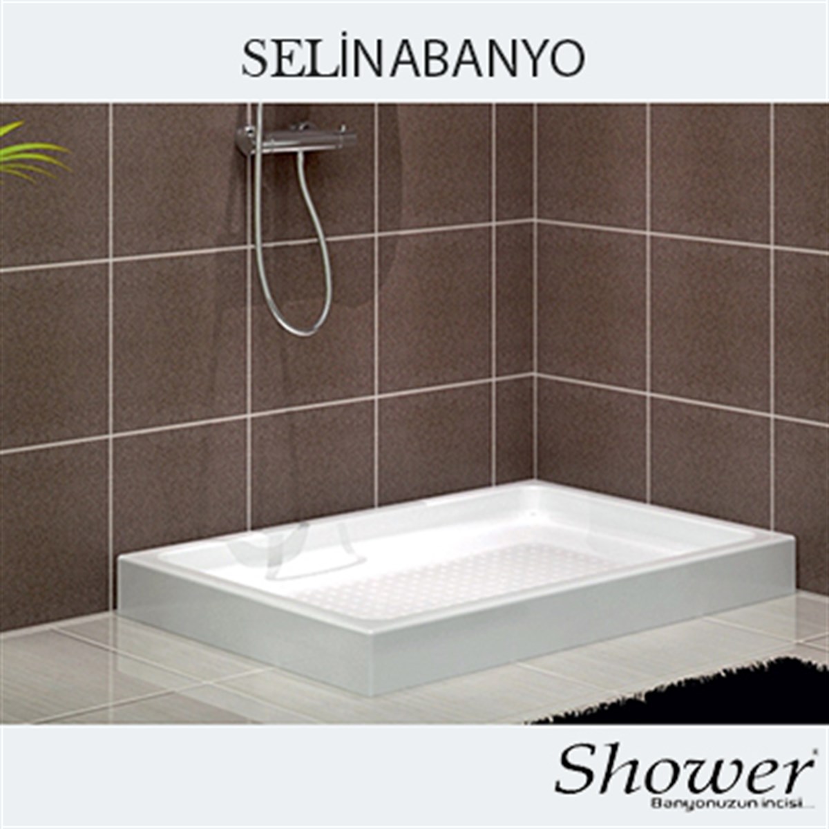 SHOWER RİVA MONOBLOK DİKDÖRTGEN DUŞ TEKNESİ