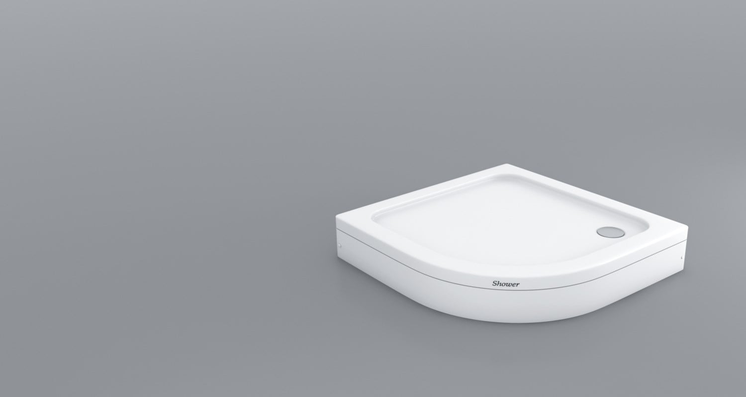 SHOWER SLENDER DÜZ ZEMİN OVAL DUŞ TEKNESİ