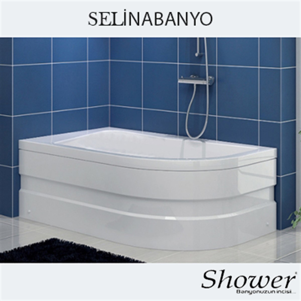 SHOWER SUNON ASİMETRİK OTURMALI MİNİ KÜVET