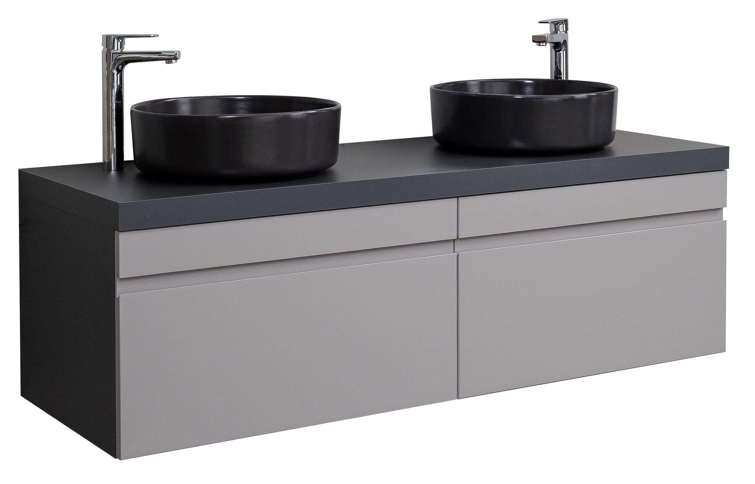 STYLE 140D Çift Lavabolu Banyo Dolabı Takımı