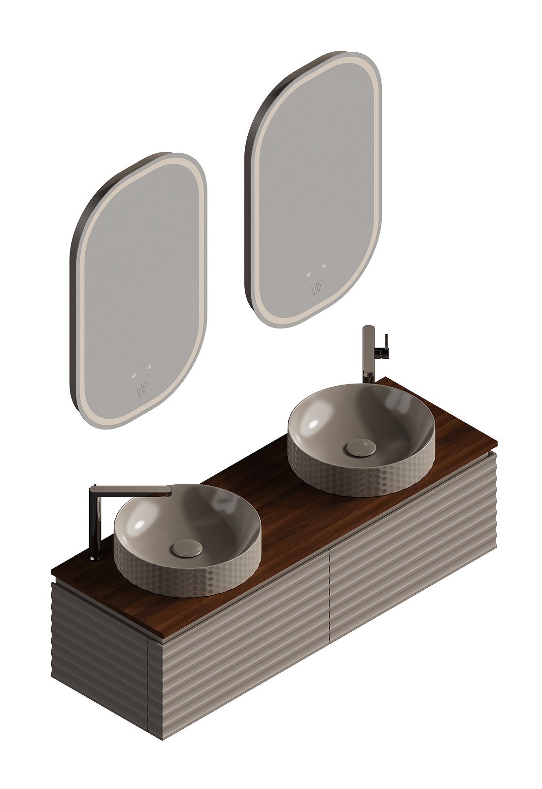 WEST DELOREAN TWIN BANYO DOLABI TAKIMI