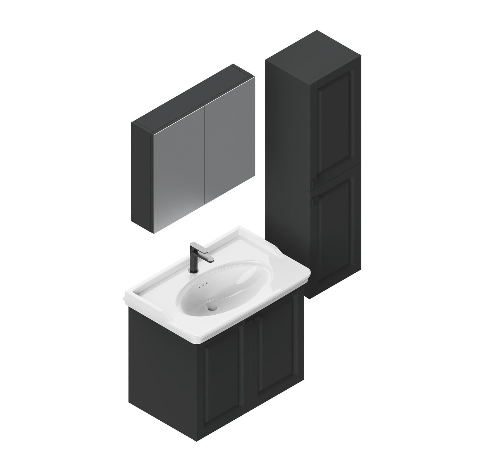 WEST LİBRA BANYO DOLABI TAKIMI