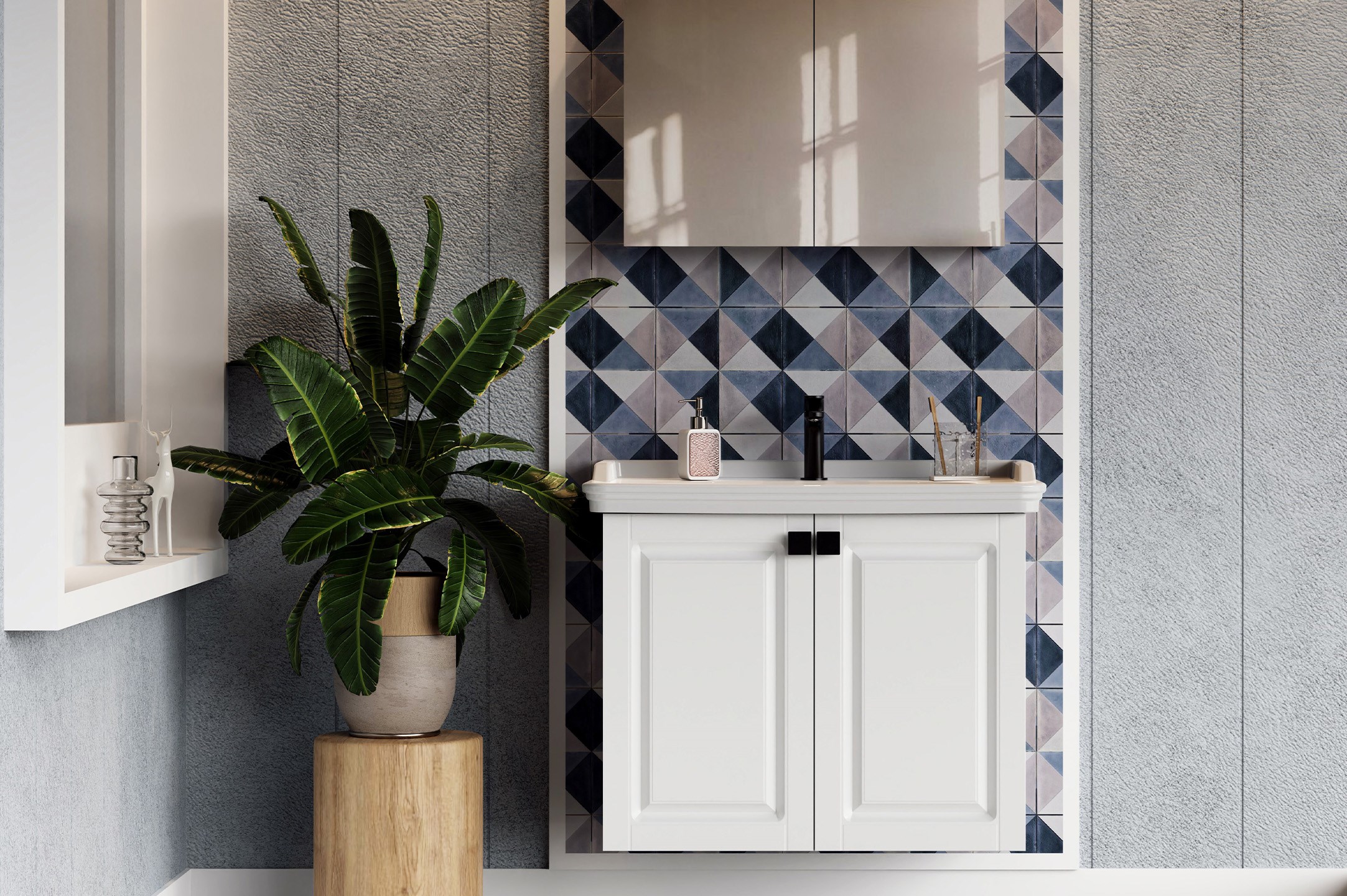 WEST LİBRA BANYO DOLABI TAKIMI