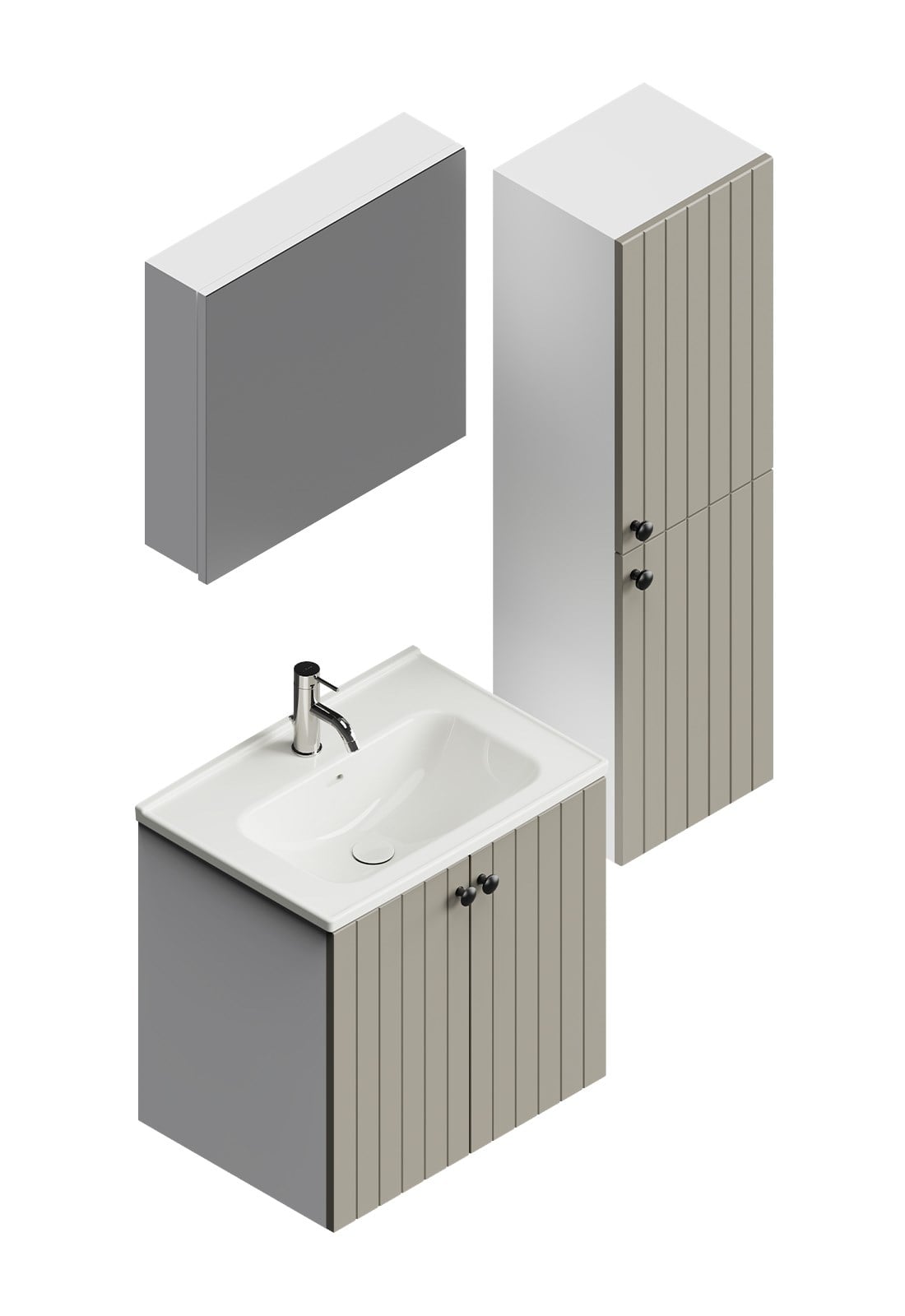 WEST MİNA BANYO DOLABI TAKIMI