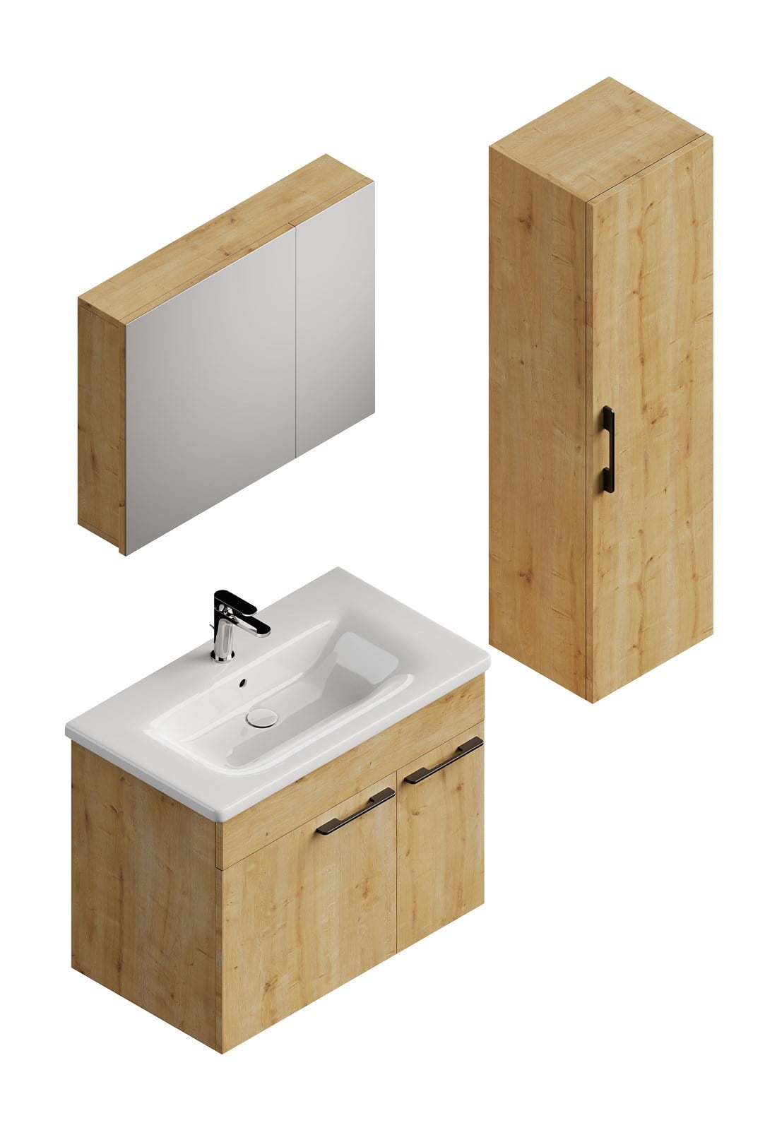 WEST MİSTİ BANYO DOLABI TAKIMI