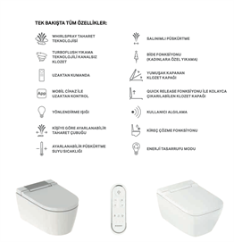 GEBERİT AQUACLEAN SELA COMFORT AKILLI KLOZET