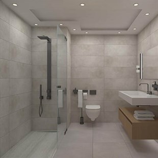 AQUANİT 90x135 CODE529 GREY  SLOPE DUŞ KAROSU