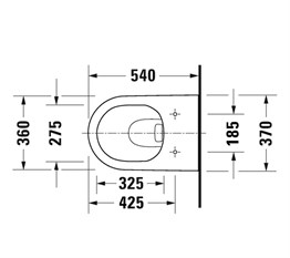 Duravit D-Neo Rimless® Asma Klozet Seti