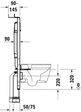DURASYSTEM  GÖMME REZERVUAR 9 CM