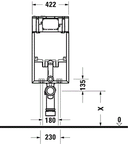 DURASYSTEM GÖMME REZERVUAR TUĞLA TİPİ 8 CM