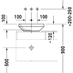 DURAVİT DURASTYLE ÇANAK LAVABO