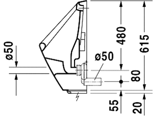 DURAVİT DURAPLUS UTRONİC ELEKTRİKLİ PİSUVAR