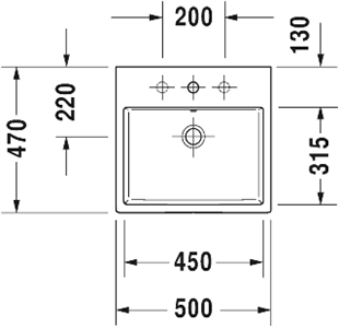 DURAVİT VERO AİR DUVARA DAYALI ÇANAK LAVABO
