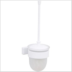 FLOWER BUZLU CAM HAZNELİ TUVALET FIRÇALIĞI