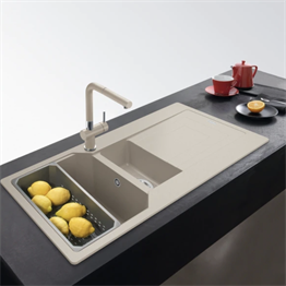 FRANKE URBAN 1,5 GÖZLÜ 1000 x 500 MM GRANİT EVİYE & ARMATÜR SET