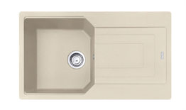 FRANKE URBAN TEK GÖZLÜ 860 x 500 MM GRANİT EVİYE & ARMATÜR SET