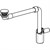 GEBERİT ONE DİKEY ÇIKIŞLI LAVABO İÇİN YER TASARRUFLU SİFON