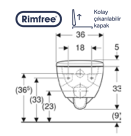 GEBERİT SELNOVA PREMİUM FİMFREE ASMA KLOZET SET