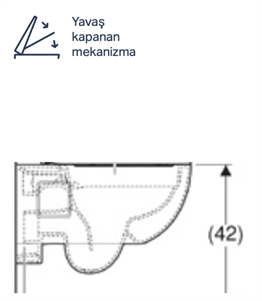 GEBERİT SELNOVA PREMİUM FİMFREE ASMA KLOZET SET