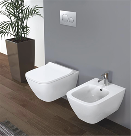 GEBERİT SMYLE SQUARE RİMFREE ASMA KLOZET SET