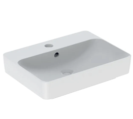 GEBERİT VARİFORM DİKDÖRTGEN BATARYA BANKLI ÇANAK LAVABO