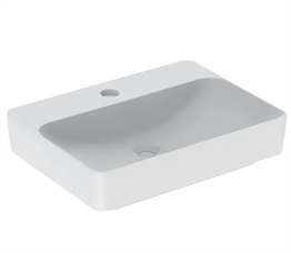 GEBERİT VARİFORM DİKDÖRTGEN BATARYA BANKLI ÇANAK LAVABO