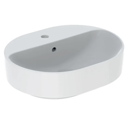 GEBERİT VARİFORM ELİPTİK BATARYA BANKLI ÇANAK LAVABO