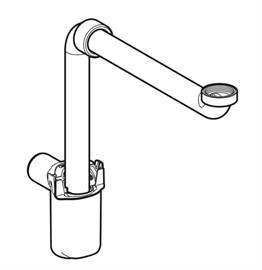 GEBERİT YER TASARRUFLU LAVABO SİFONU