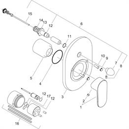 HANSGROHE VERNİS BLEND TEK KOLLU BANYO BATARYASI